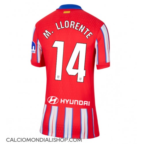 Maglie da calcio Atletico Madrid Marcos Llorente #14 Prima Maglia Femminile 2024-25 Manica Corta